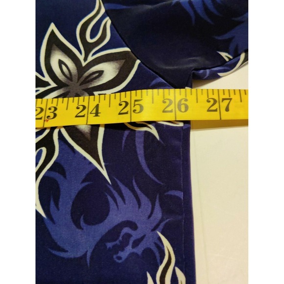 Ocean Current Men's Hawaiian Shirt Button Up Floral Medium Tropical Vintage SzXL - Picture 8 of 9